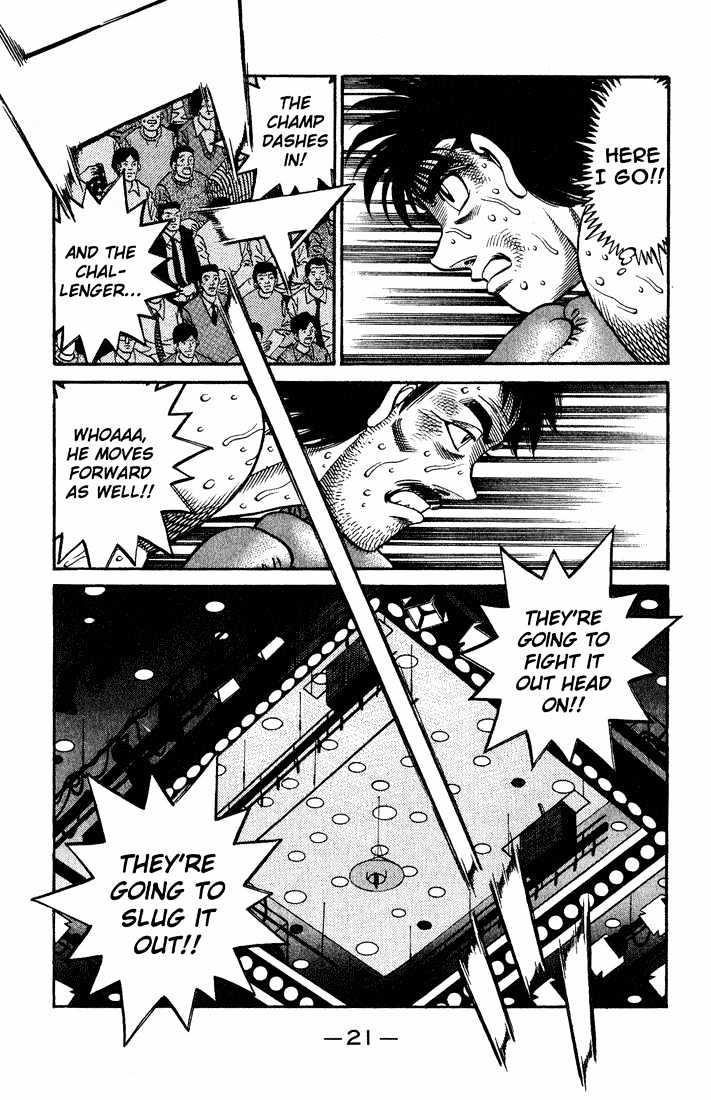Hajime no Ippo Chapter 649 page 19 - Chapter 649 : Fighting head on