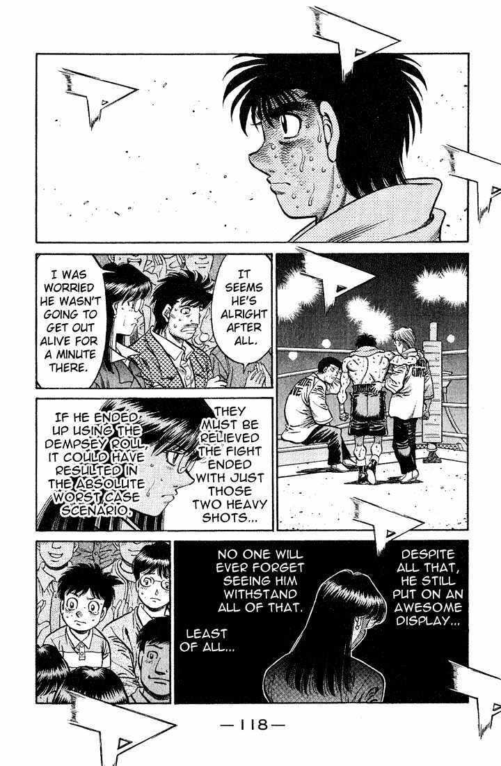 Hajime no Ippo Chapter 655 page 9 - Chapter 655 : Father's back