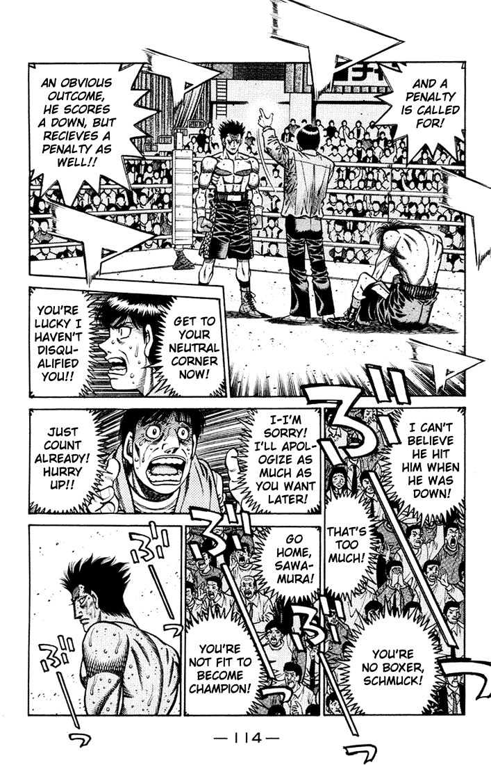 Hajime no Ippo Chapter 686 page 14 - Chapter 686 : Ineffective knuckles