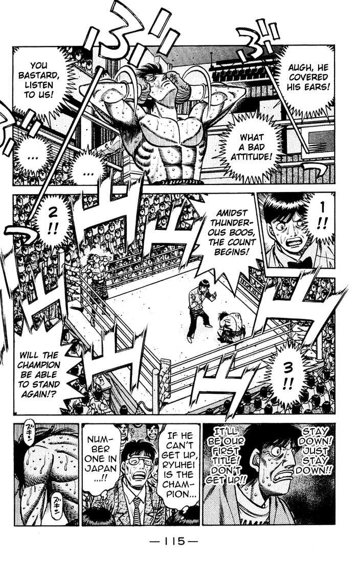 Hajime no Ippo Chapter 686 page 15 - Chapter 686 : Ineffective knuckles