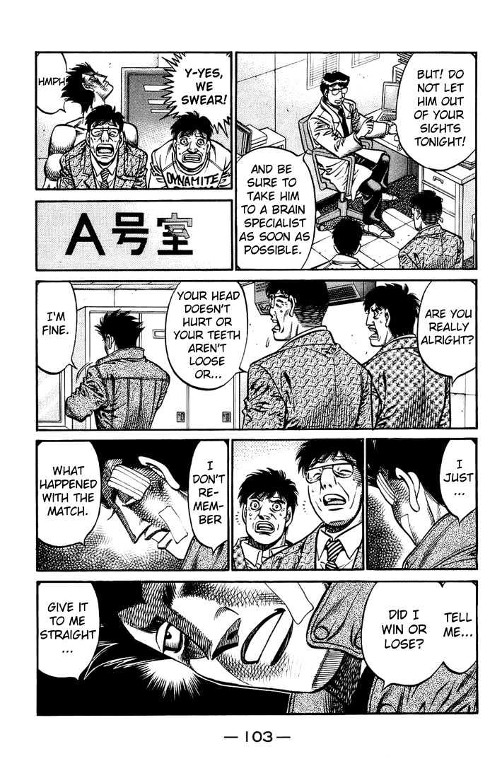 Hajime no Ippo Chapter 698 page 9 - Chapter 698 : Championship belt