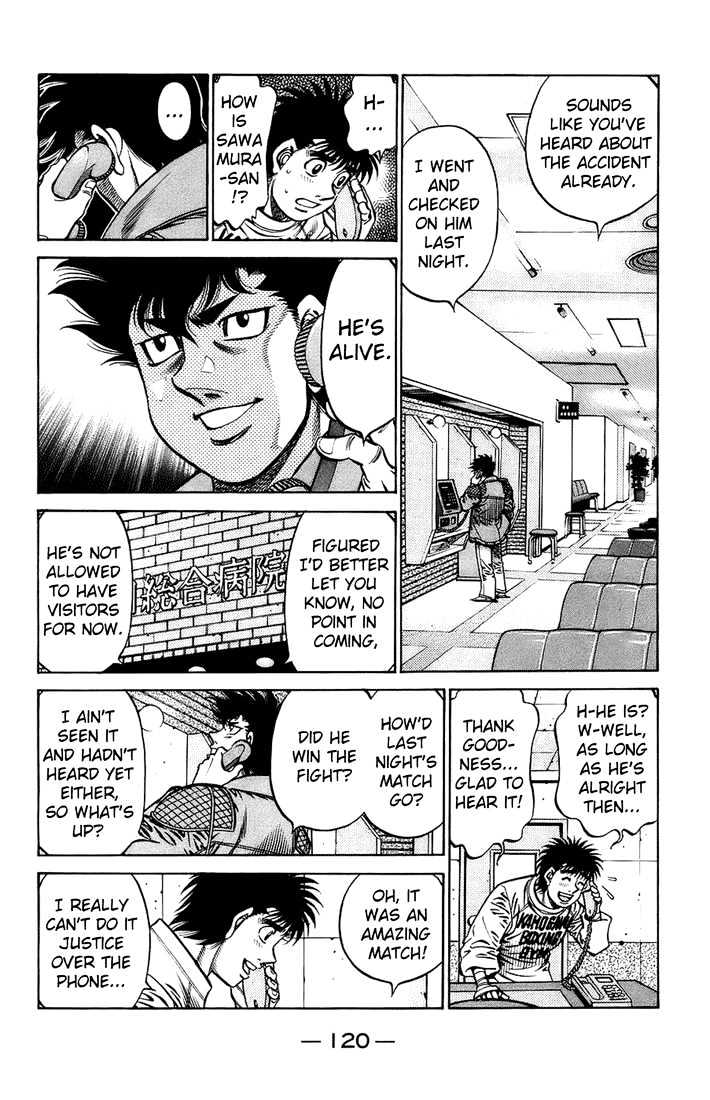Hajime no Ippo Chapter 699 page 16 - Chapter 699 : Final appearence