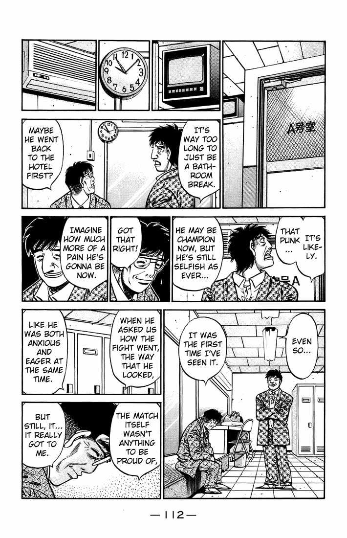 Hajime no Ippo Chapter 699 page 8 - Chapter 699 : Final appearence