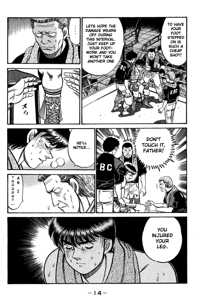 Hajime no Ippo Chapter 70.2 page 14 - Chapter 70 v2 : A Wingless Bird
