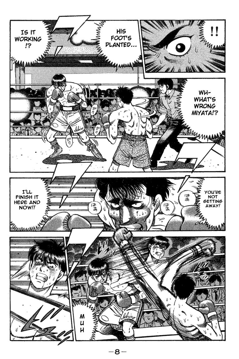 Hajime no Ippo Chapter 70.2 page 8 - Chapter 70 v2 : A Wingless Bird