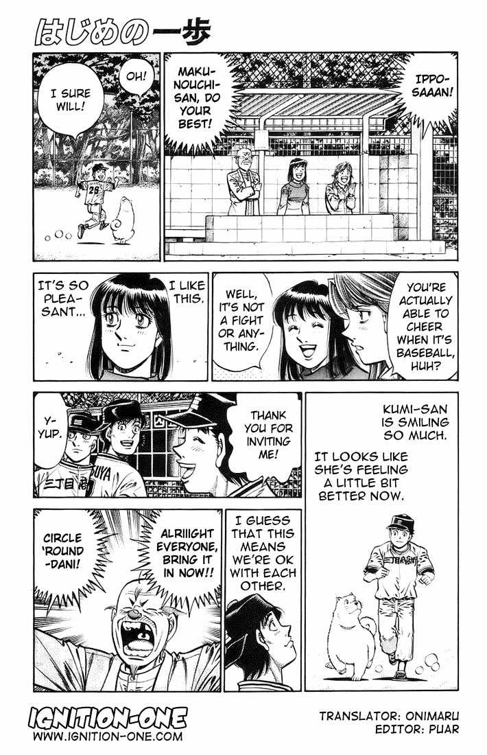 Hajime no Ippo Chapter 701 page 1 - Chapter 701 : Former little leaguers