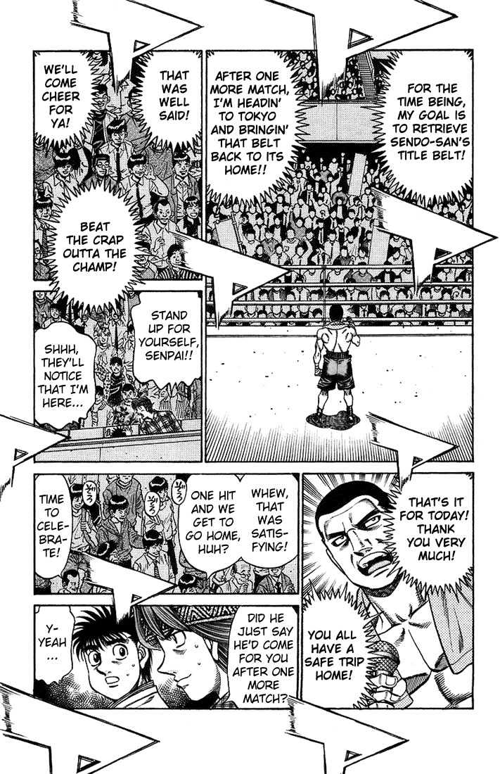 Hajime no Ippo Chapter 705 page 17 - Chapter 705 : Main eventer