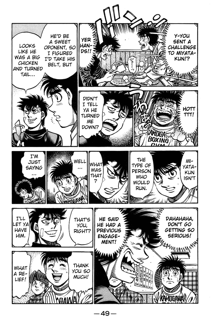 Hajime no Ippo Chapter 706.2 page 11 - Chapter 706 v2 : Sendo's Goal