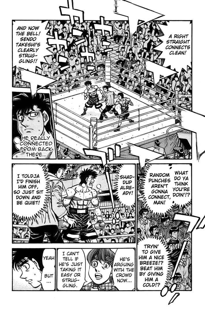 Hajime no Ippo Chapter 706.2 page 4 - Chapter 706 v2 : Sendo's Goal