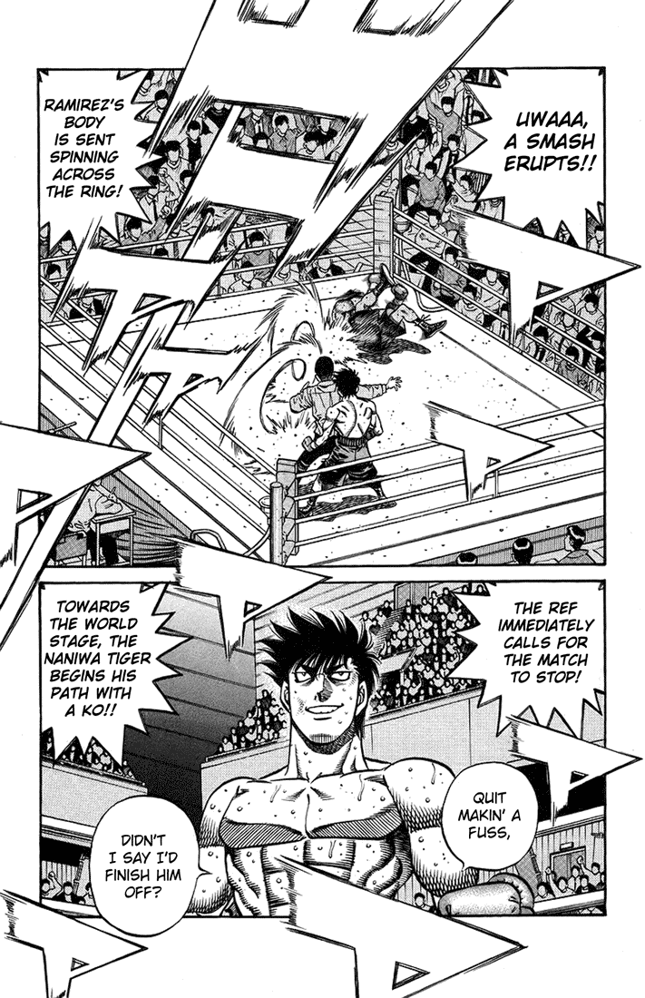 Hajime no Ippo Chapter 706.2 page 7 - Chapter 706 v2 : Sendo's Goal
