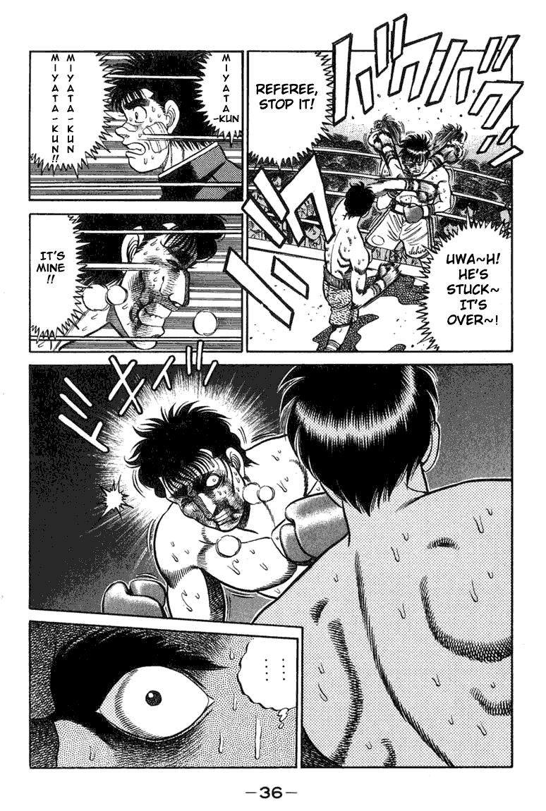 Hajime no Ippo Chapter 71.2 page 14 - Chapter 71 v2 : Fighting on One Leg
