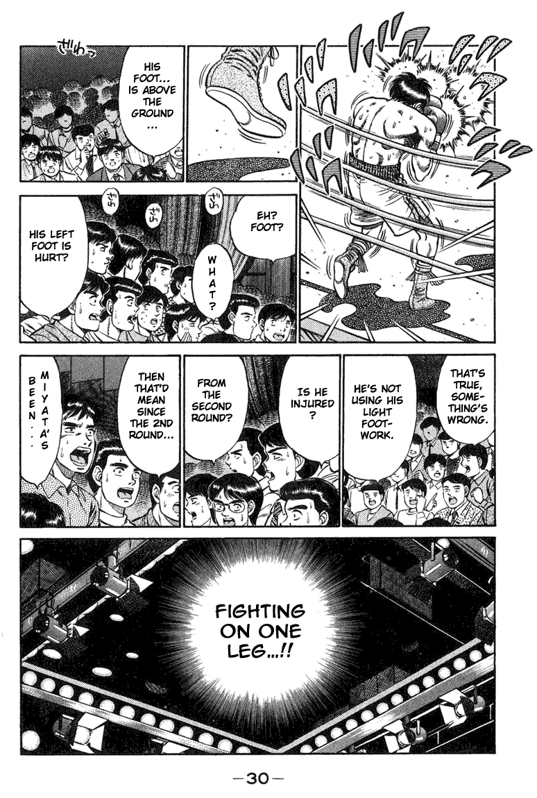 Hajime no Ippo Chapter 71.2 page 8 - Chapter 71 v2 : Fighting on One Leg