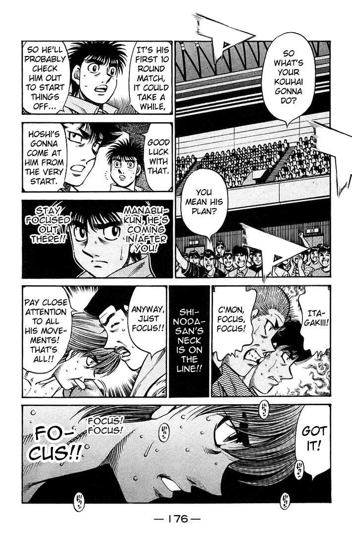 Hajime no Ippo Chapter 713 page 14 - Chapter 713 : An anxious ten rounds