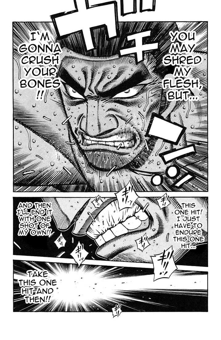 Hajime no Ippo Chapter 716 page 14 - Chapter 716 : Withstand one hit
