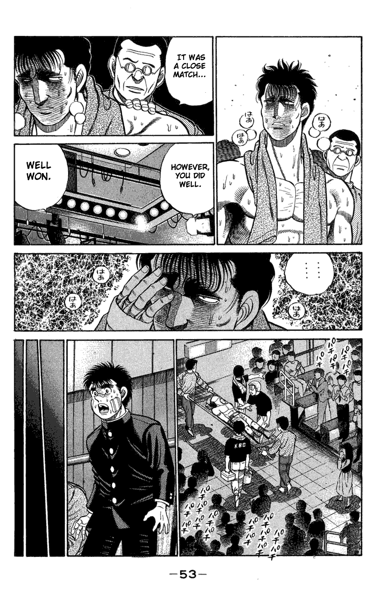 Hajime no Ippo Chapter 72.2 page 10 - Chapter 72 v2 : A Message