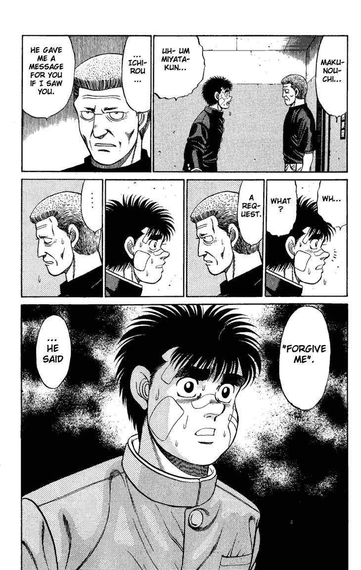Hajime no Ippo Chapter 72.2 page 14 - Chapter 72 v2 : A Message