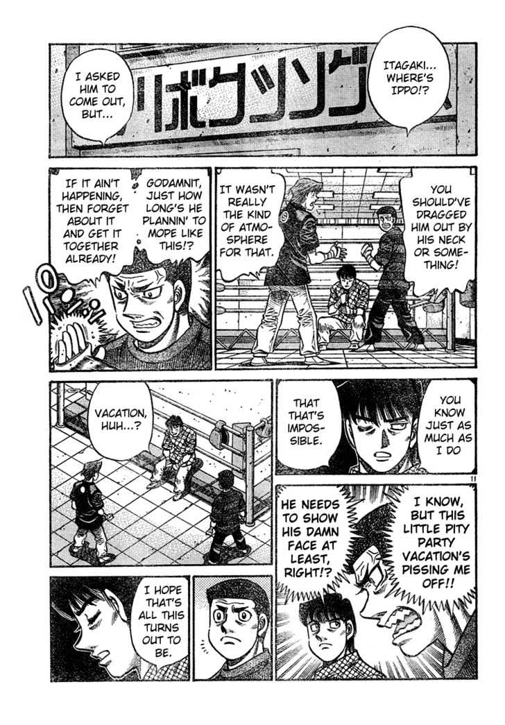 Hajime no Ippo Chapter 724 page 11 - Chapter 724 : Deep hole