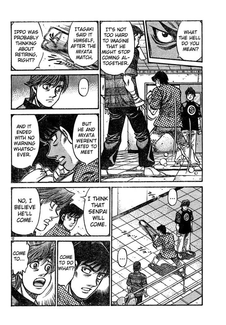 Hajime no Ippo Chapter 724 page 12 - Chapter 724 : Deep hole