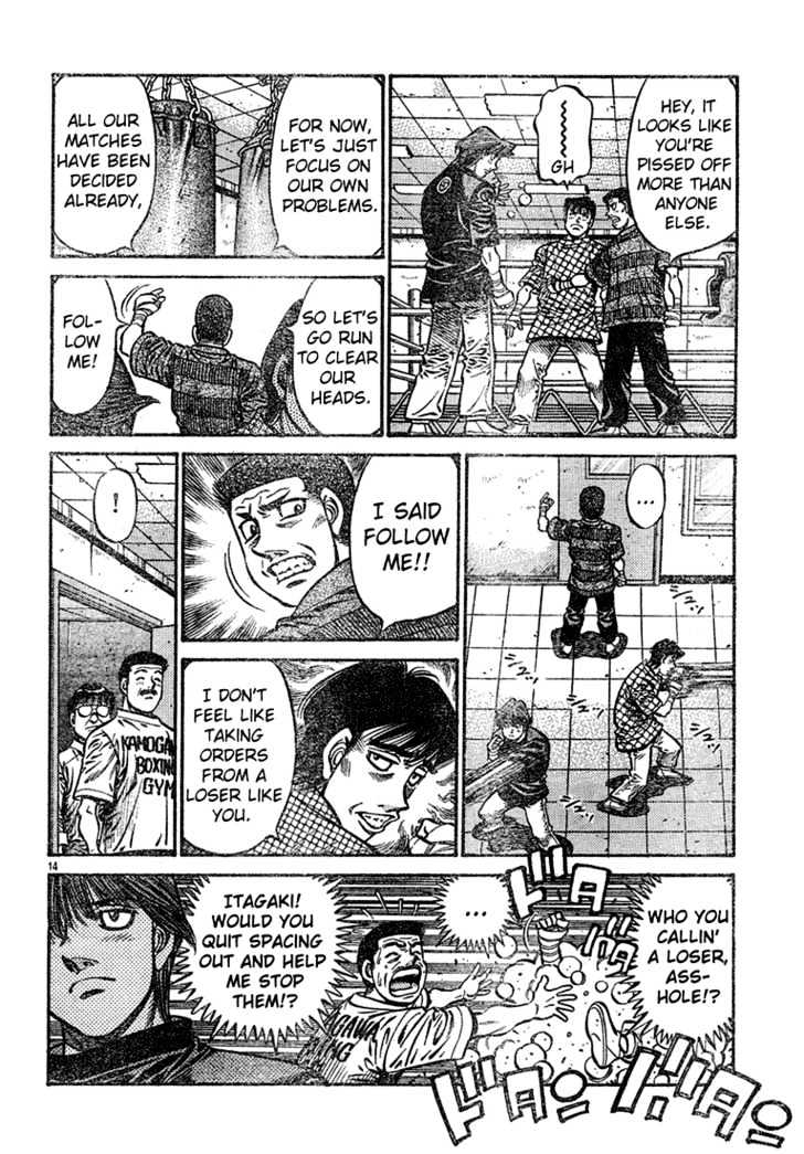 Hajime no Ippo Chapter 724 page 14 - Chapter 724 : Deep hole