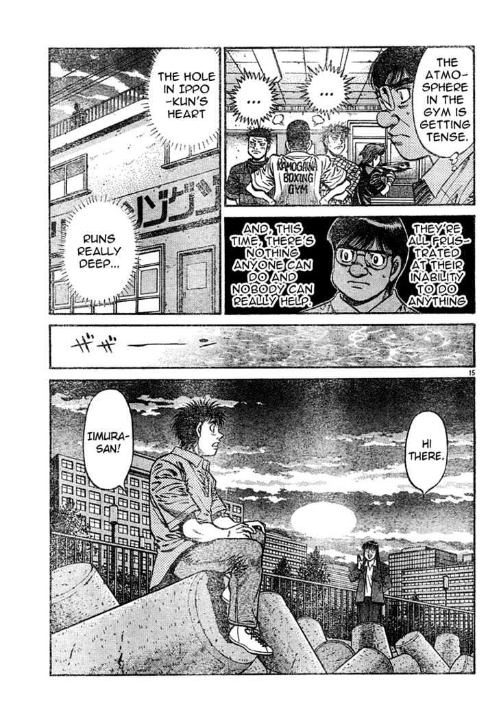 Hajime no Ippo Chapter 724 page 15 - Chapter 724 : Deep hole