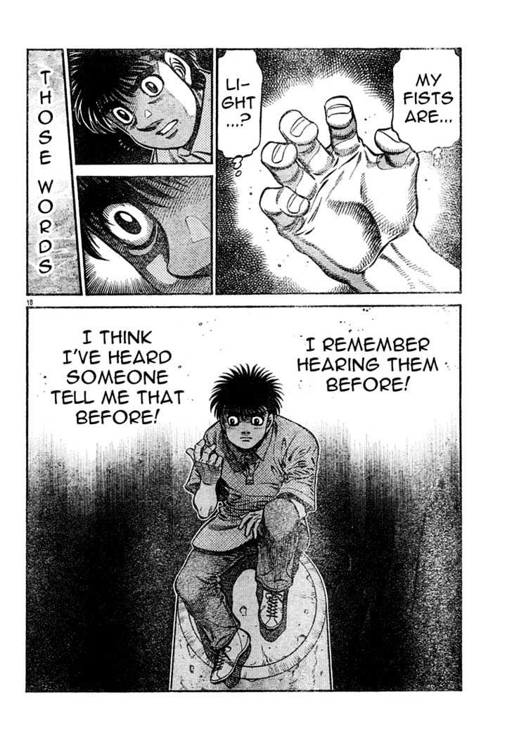 Hajime no Ippo Chapter 724 page 18 - Chapter 724 : Deep hole