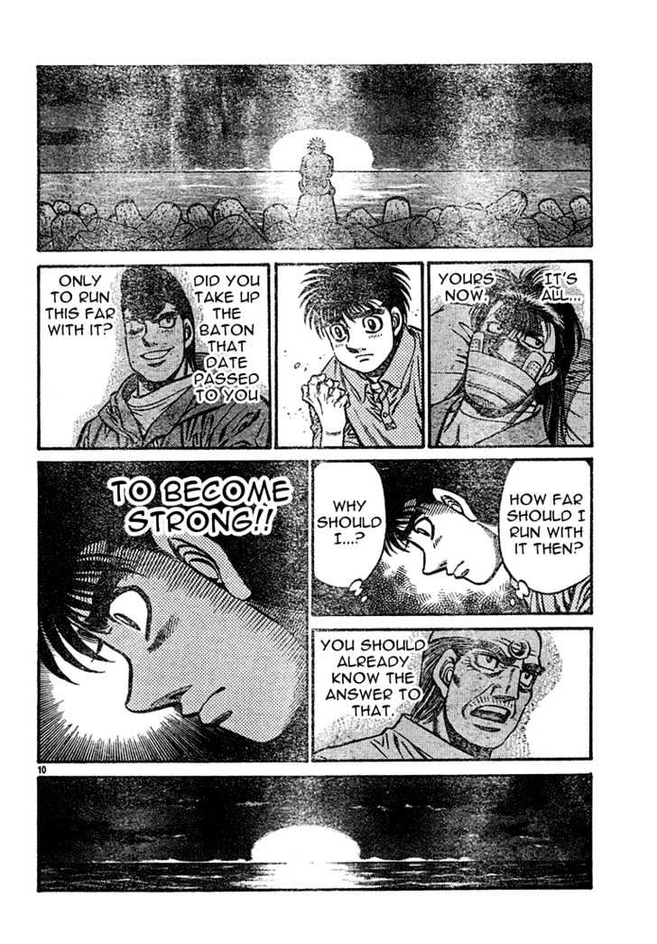 Hajime no Ippo Chapter 725 page 10 - Chapter 725 : The weight of fists
