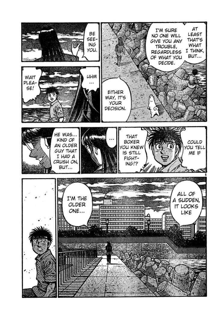 Hajime no Ippo Chapter 725 page 5 - Chapter 725 : The weight of fists