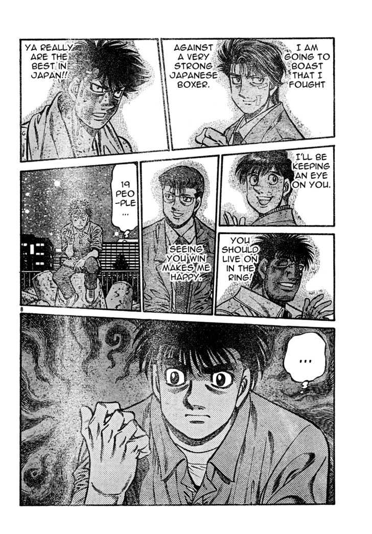 Hajime no Ippo Chapter 725 page 8 - Chapter 725 : The weight of fists