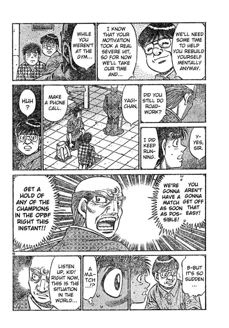 Hajime no Ippo Chapter 726 page 10 - Chapter 726 : A different route