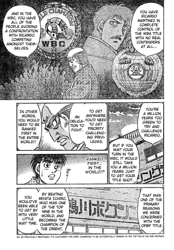 Hajime no Ippo Chapter 726 page 11 - Chapter 726 : A different route
