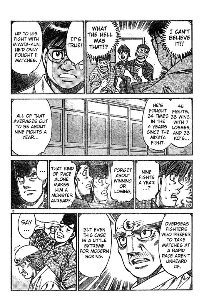 Hajime no Ippo Chapter 727 page 10 - Chapter 727 : Scarred Jimmy