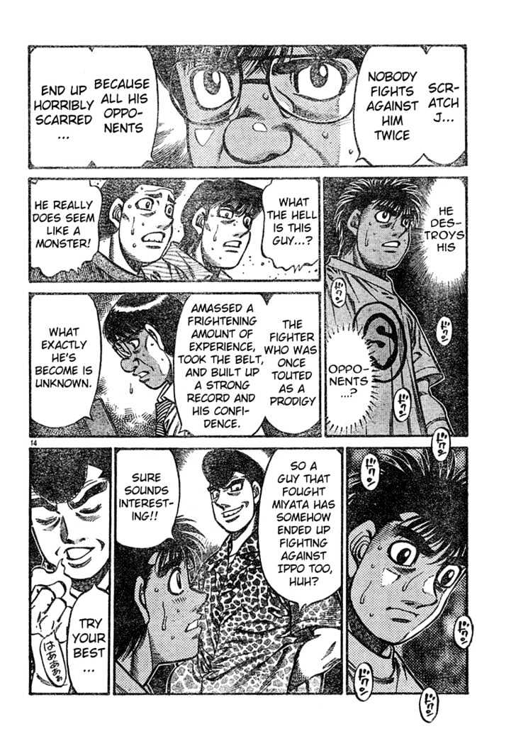 Hajime no Ippo Chapter 727 page 14 - Chapter 727 : Scarred Jimmy