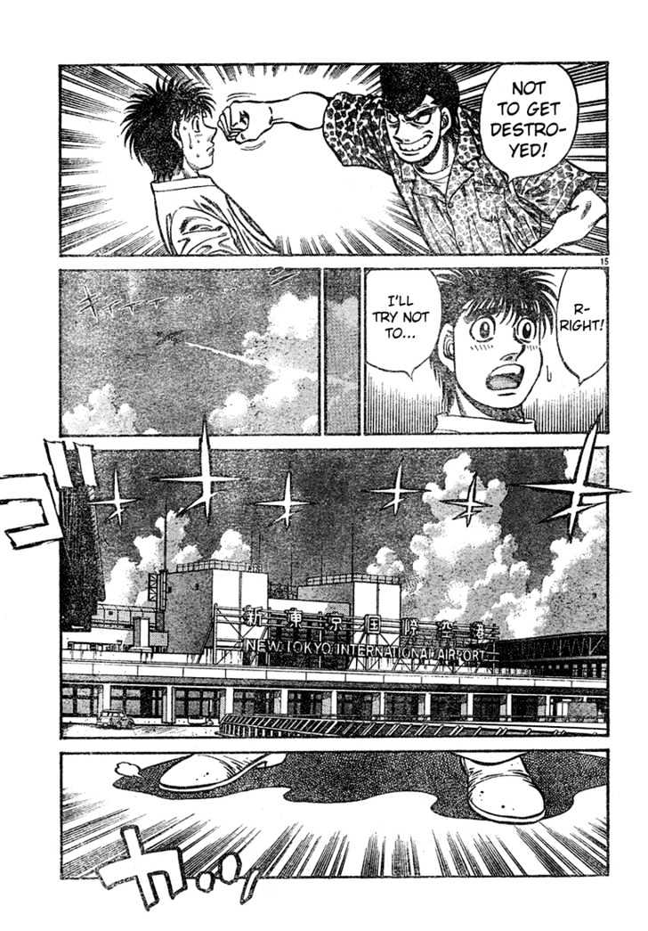 Hajime no Ippo Chapter 727 page 15 - Chapter 727 : Scarred Jimmy