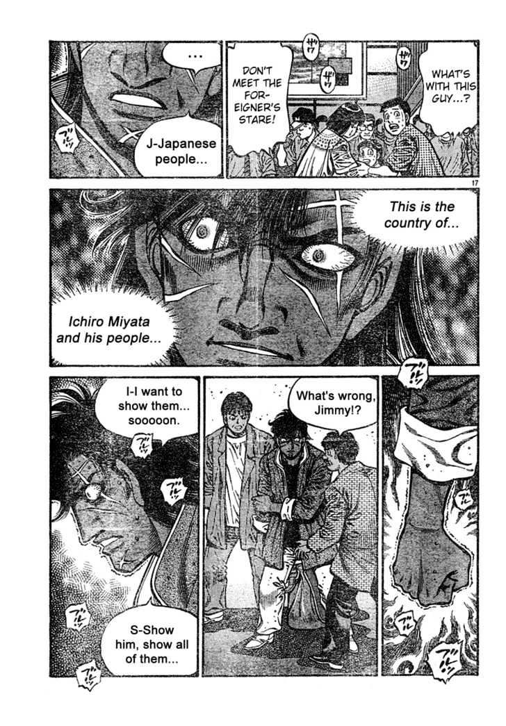 Hajime no Ippo Chapter 727 page 17 - Chapter 727 : Scarred Jimmy