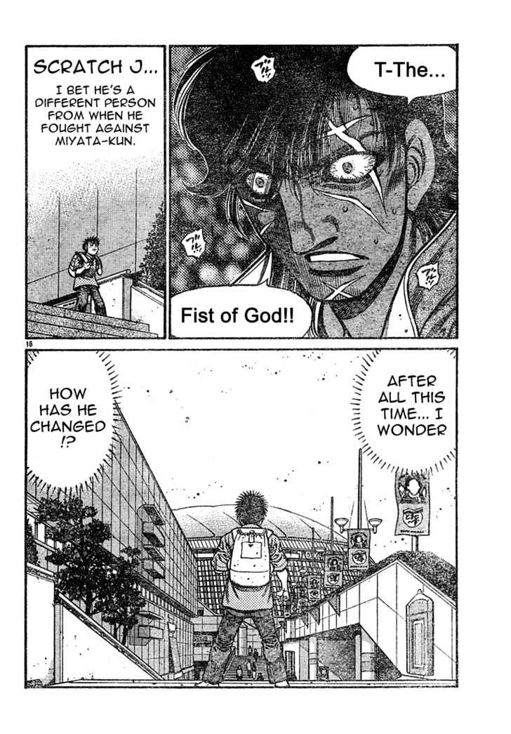 Hajime no Ippo Chapter 727 page 18 - Chapter 727 : Scarred Jimmy
