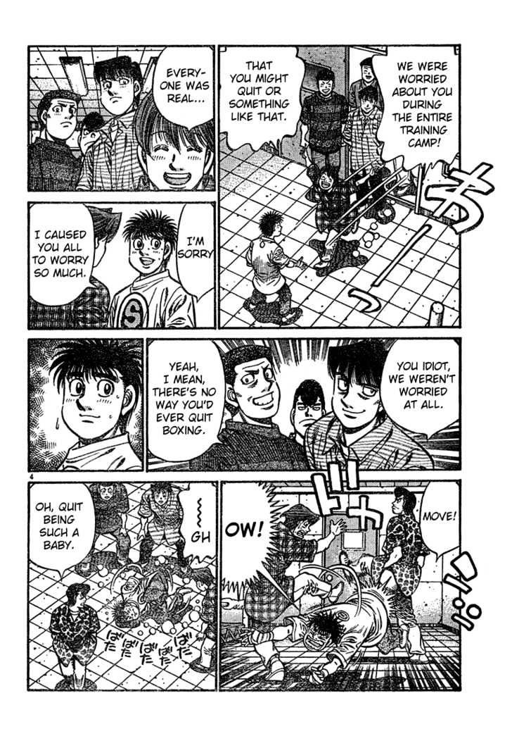 Hajime no Ippo Chapter 727 page 4 - Chapter 727 : Scarred Jimmy