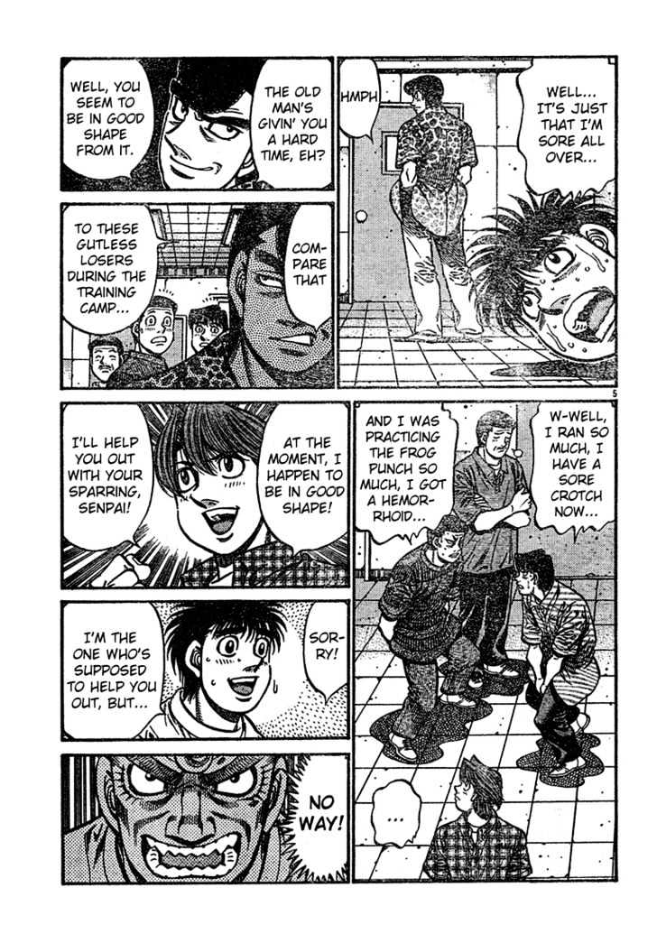 Hajime no Ippo Chapter 727 page 5 - Chapter 727 : Scarred Jimmy