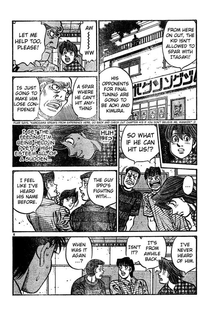 Hajime no Ippo Chapter 727 page 6 - Chapter 727 : Scarred Jimmy