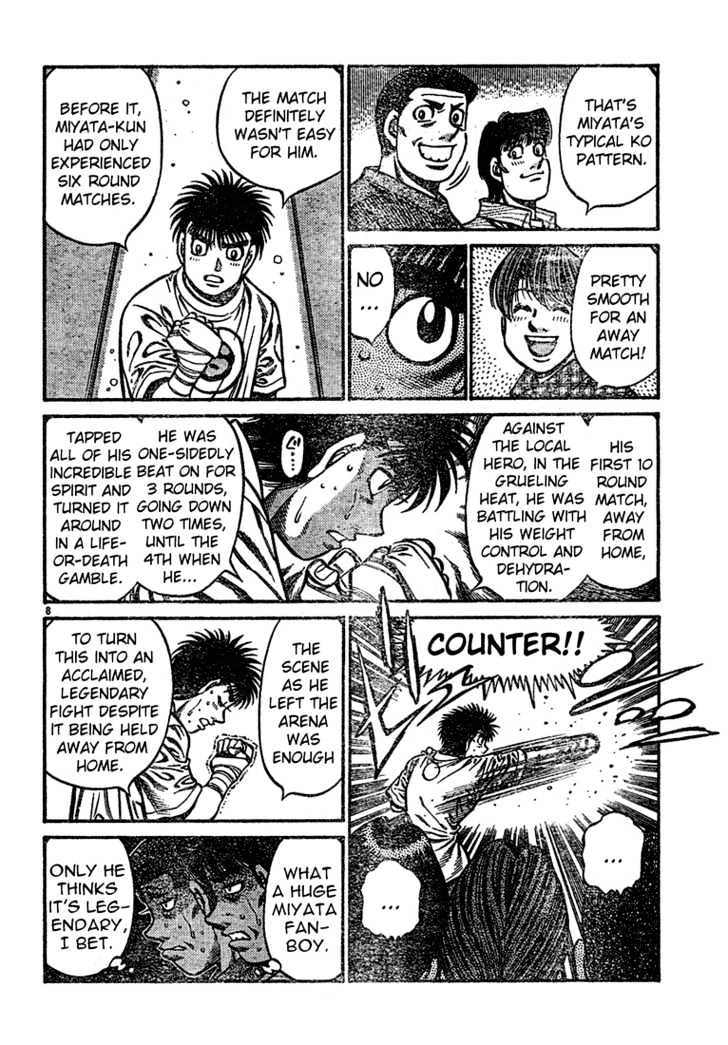Hajime no Ippo Chapter 727 page 8 - Chapter 727 : Scarred Jimmy