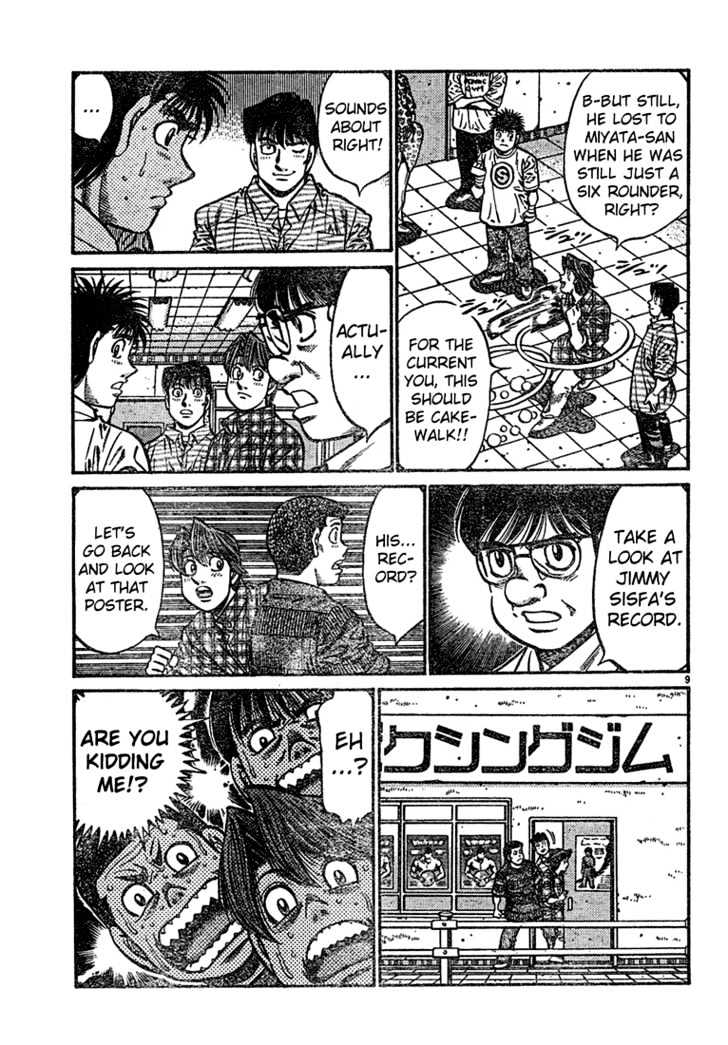 Hajime no Ippo Chapter 727 page 9 - Chapter 727 : Scarred Jimmy