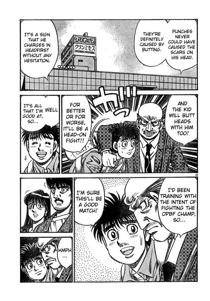 Hajime no Ippo Chapter 728 page 11 - Chapter 728 : The fist of god