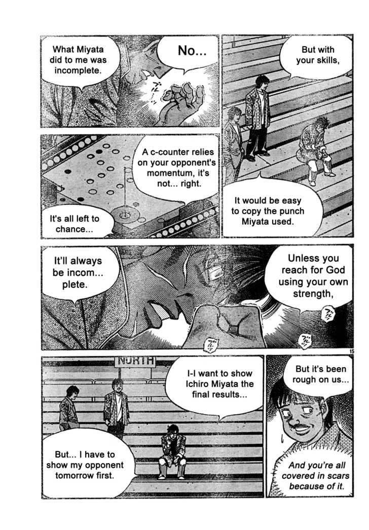 Hajime no Ippo Chapter 728 page 15 - Chapter 728 : The fist of god
