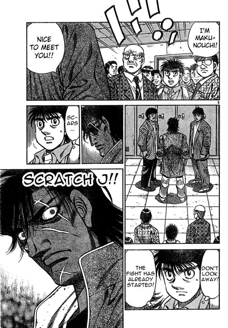 Hajime no Ippo Chapter 728 page 3 - Chapter 728 : The fist of god