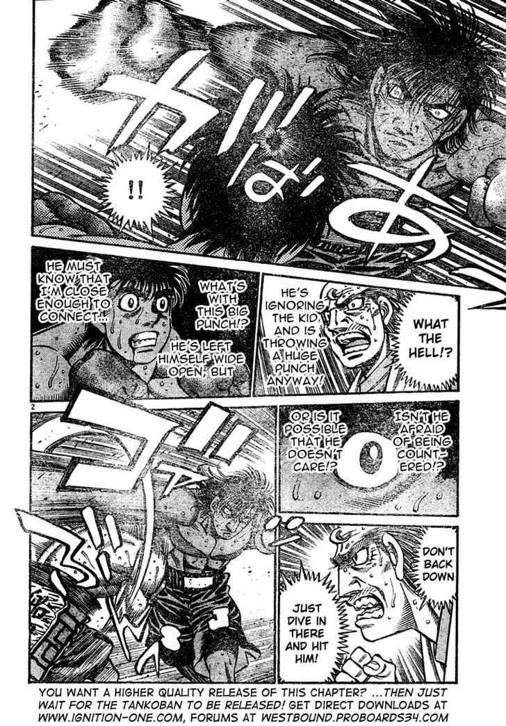 Hajime no Ippo Chapter 731 page 2 - Chapter 731 : Tornado
