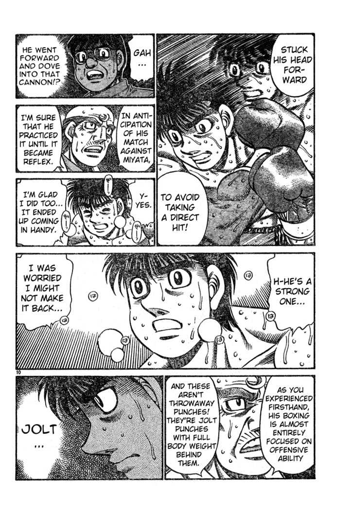 Hajime no Ippo Chapter 732 page 10 - Chapter 732 : Only one thing