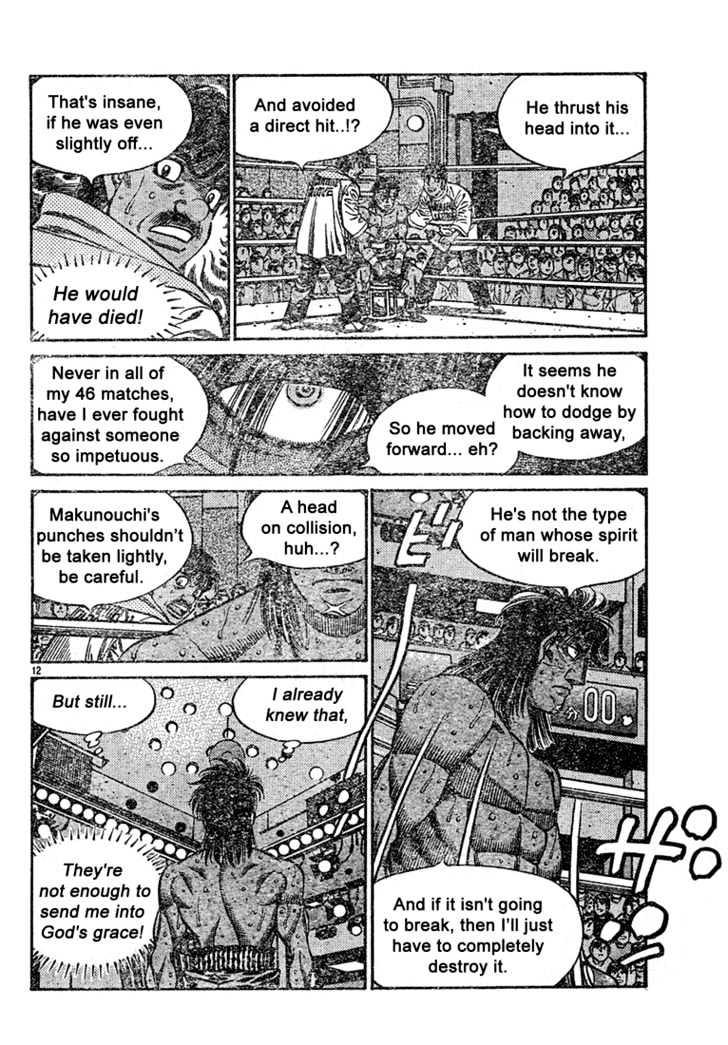 Hajime no Ippo Chapter 732 page 12 - Chapter 732 : Only one thing