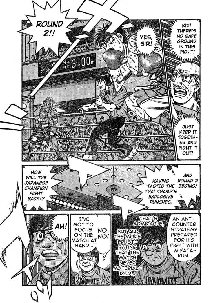 Hajime no Ippo Chapter 732 page 13 - Chapter 732 : Only one thing