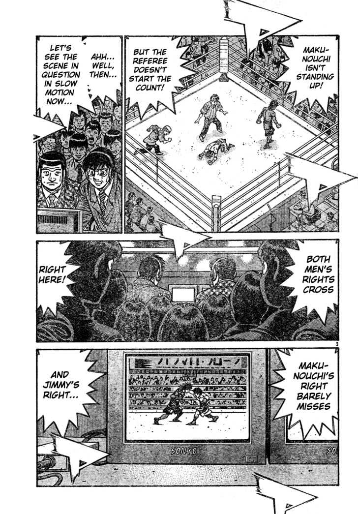 Hajime no Ippo Chapter 732 page 3 - Chapter 732 : Only one thing