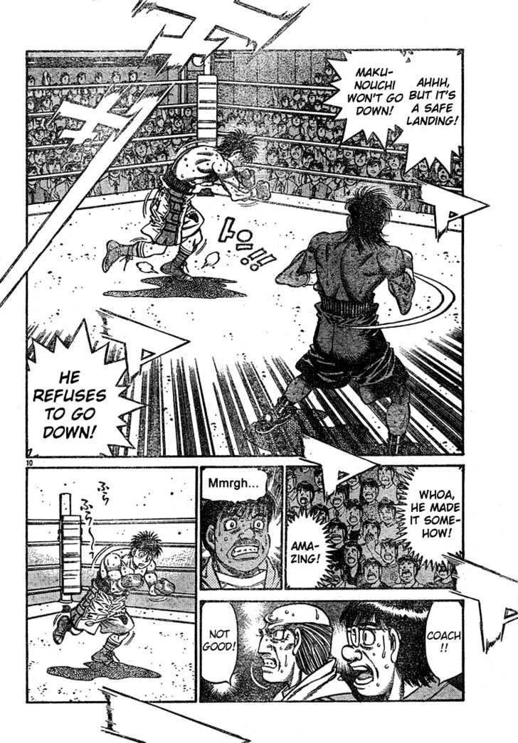 Hajime no Ippo Chapter 733 page 10 - Chapter 733 : Half-hearted punches