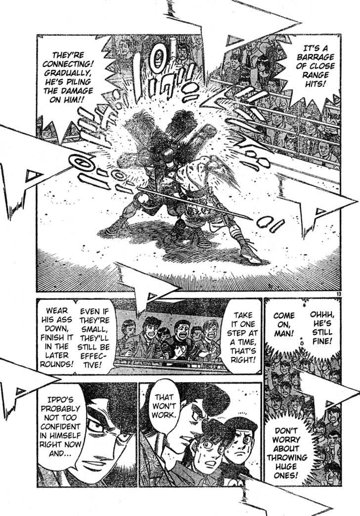 Hajime no Ippo Chapter 733 page 13 - Chapter 733 : Half-hearted punches